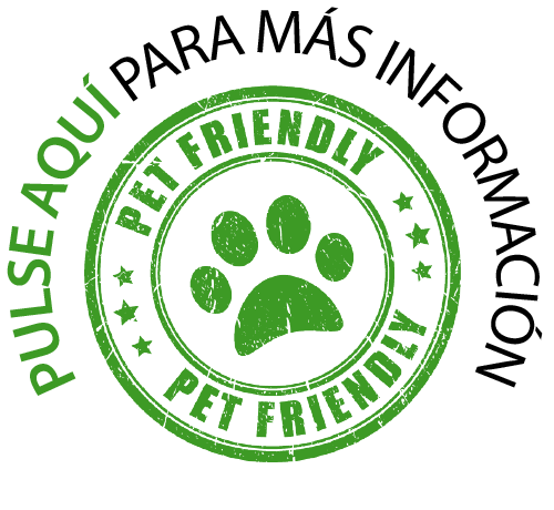 Sello Pet Friendly de Aligale Abogados, despacho en Tui donde las mascotas son bienvenidas.